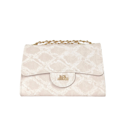 Borsa a Tracolla Catena Denim Chic con Dettagli Oro - borsa imbottita color