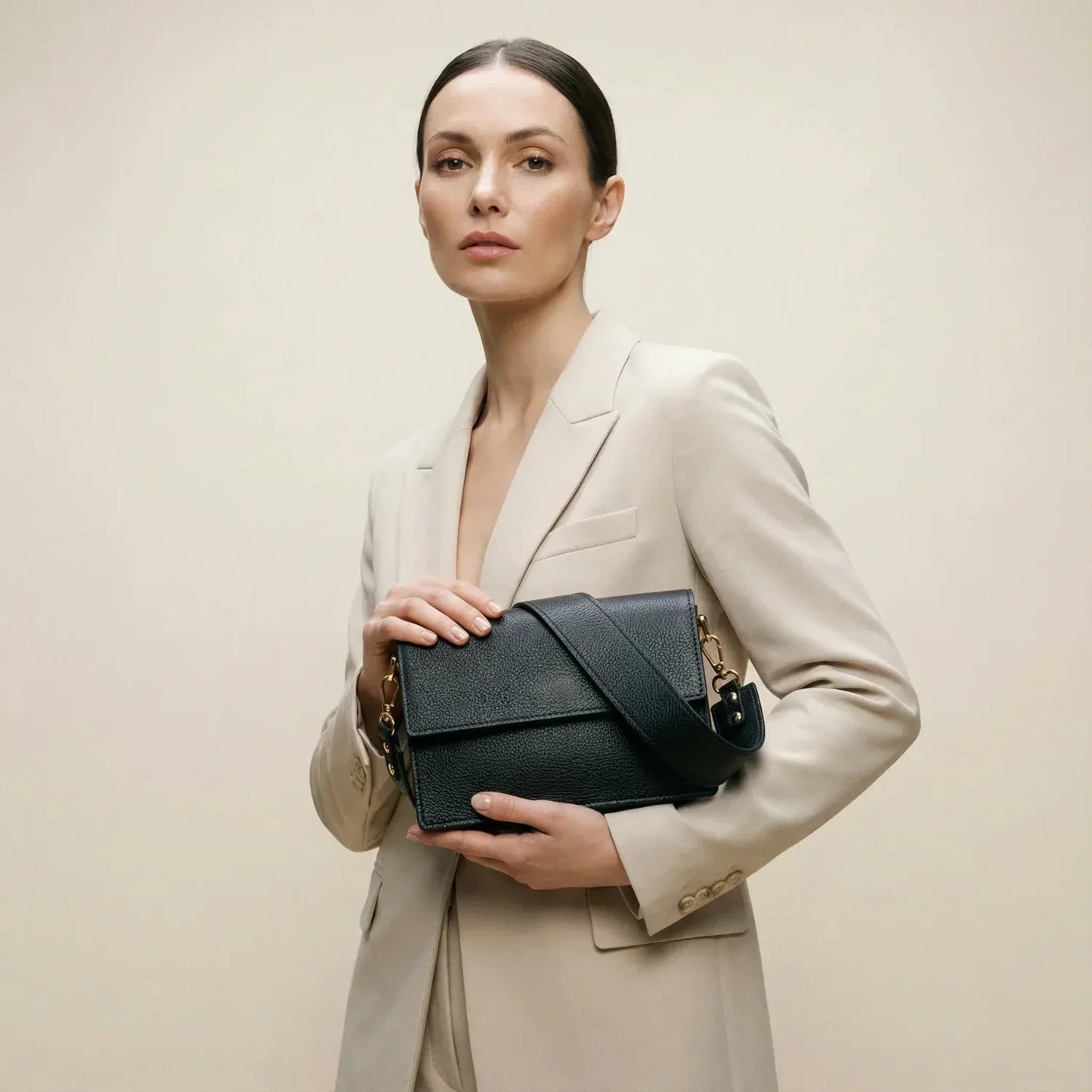 Borsa a tracolla Donna Luxe Crossbody in vera pelle - borsa