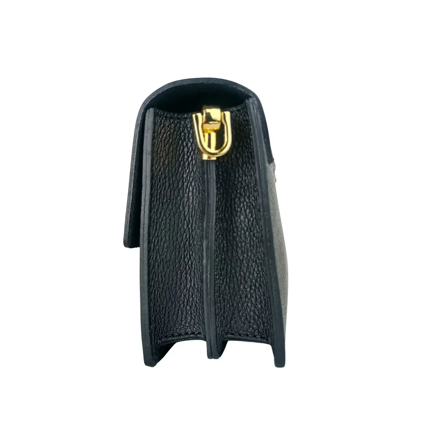 Borsa a tracolla Donna Luxe Crossbody in vera pelle - clutch nera