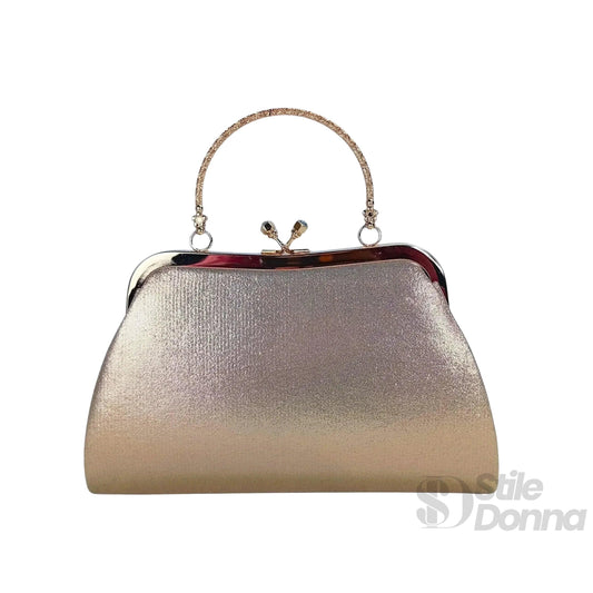 borsa-a-tracolla-gold-stone-soft-pouch-pochette-clutch-oro-170 - Stile Donna Bags