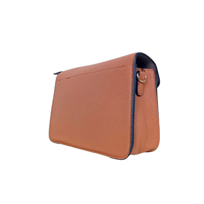 Borsa a Tracolla in Pelle Marrone MS-6346 - borsa tracolla pelle