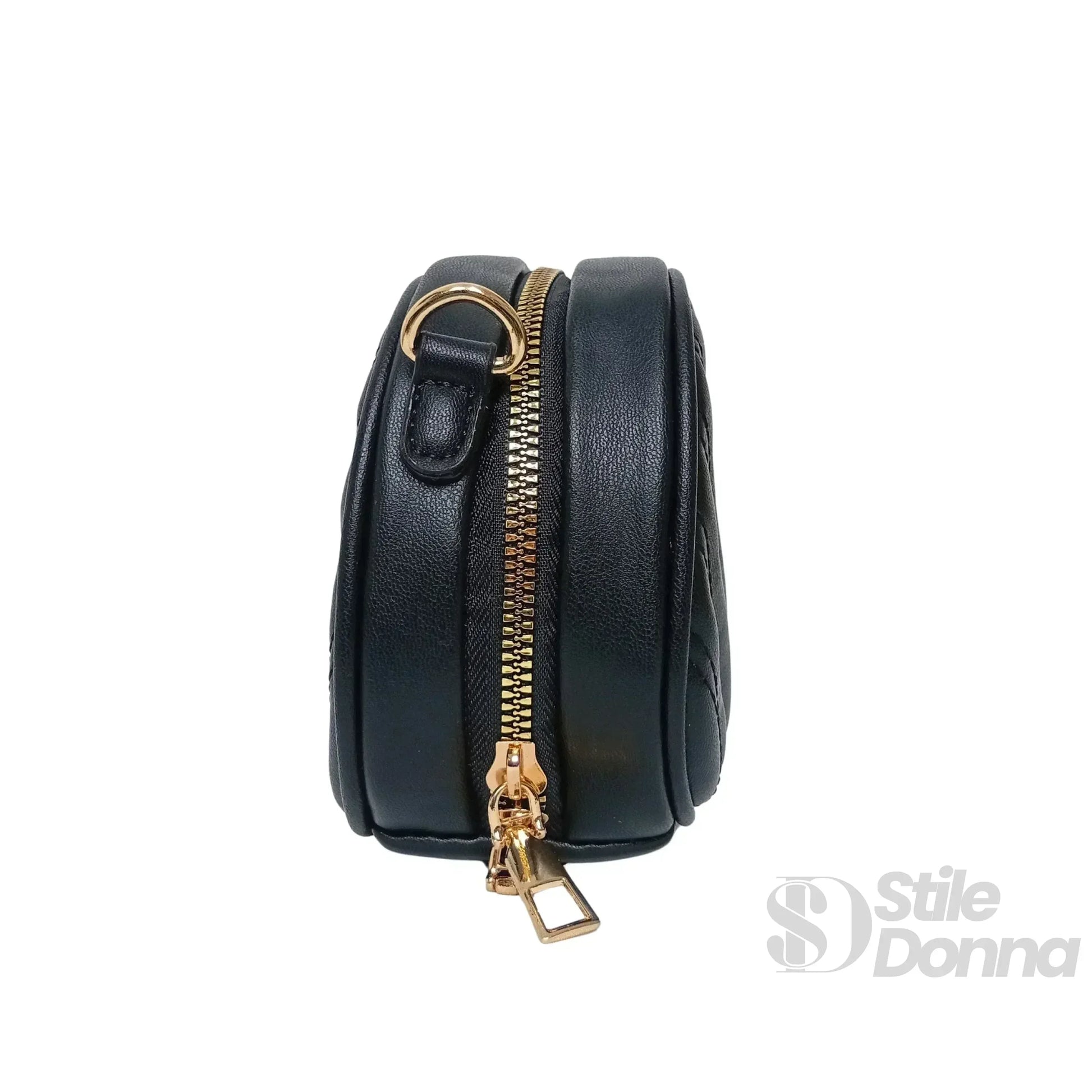 borsa-a-tracolla-ovale-trapuntata-pelle-982 - Stile Donna Bags