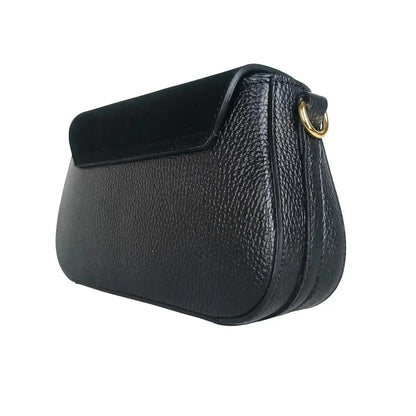 Borsa Bella Nova Crossbody in Vera Pelle e Camoscio - borsa tracolla pelle