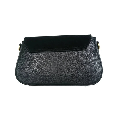 Borsa Bella Nova Crossbody in Vera Pelle e Camoscio - borsa tracolla pelle