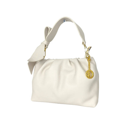 Borsa Chic Verona in Vera Pelle - borsa pelle bianca