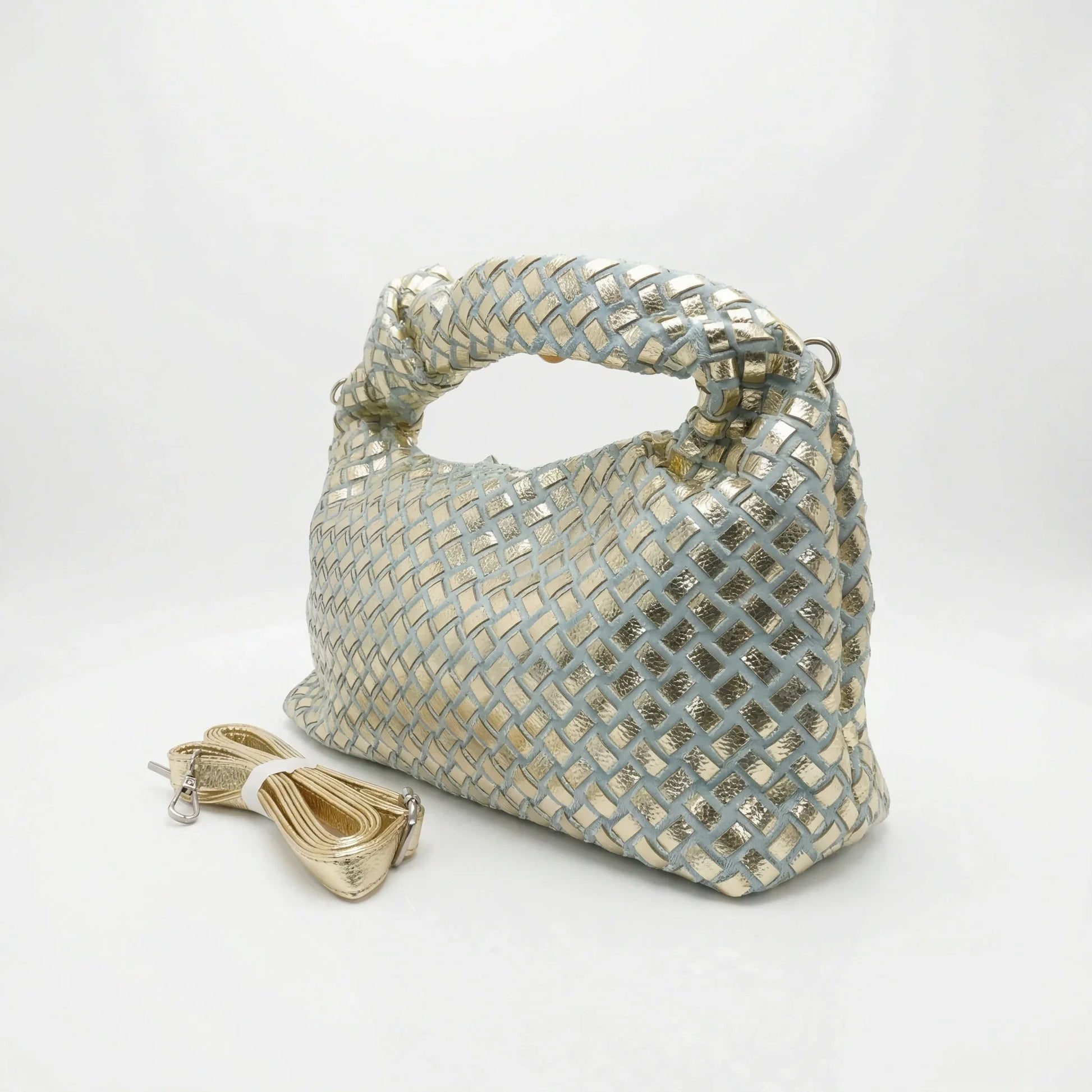 borsa-con-manico-a-nodo-intrecciata-in-argento-zaino_202603291519_1 - Stile Donna Bags