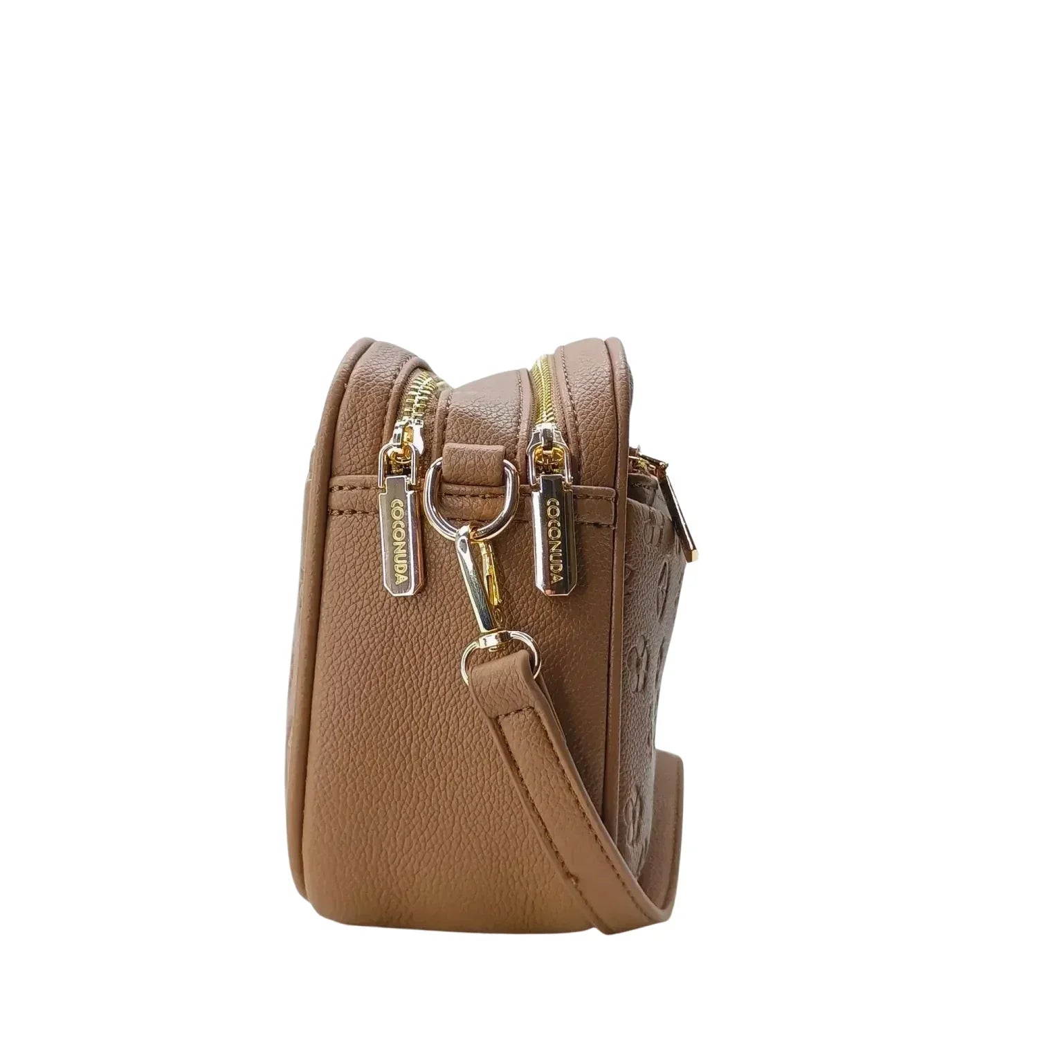 Borsa Crossbody in Pelle Marrone MS-3751 - borsa tracolla pelle