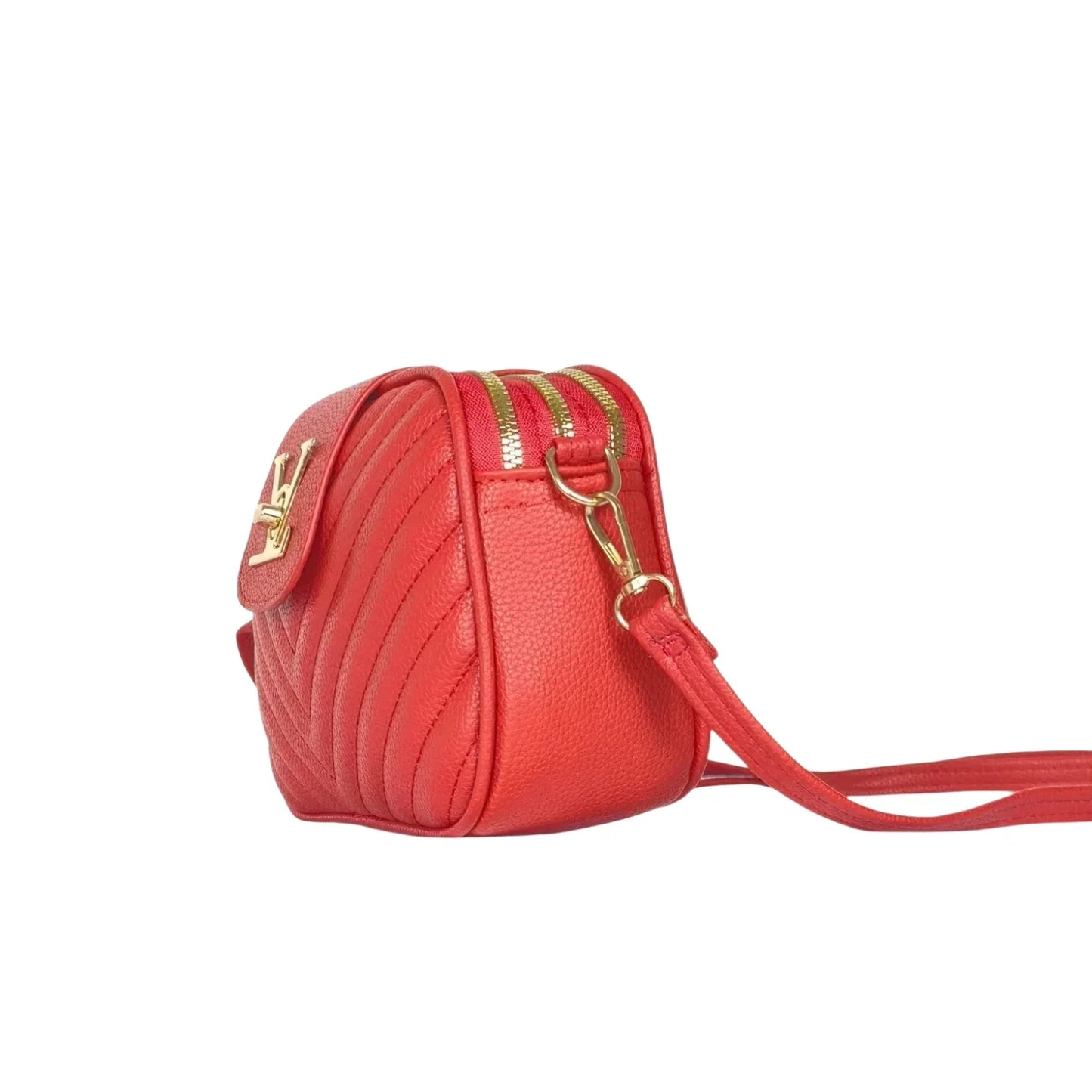 Borsa Crossbody in Pelle Trapuntata Rossa LV - borsa tracolla pelle