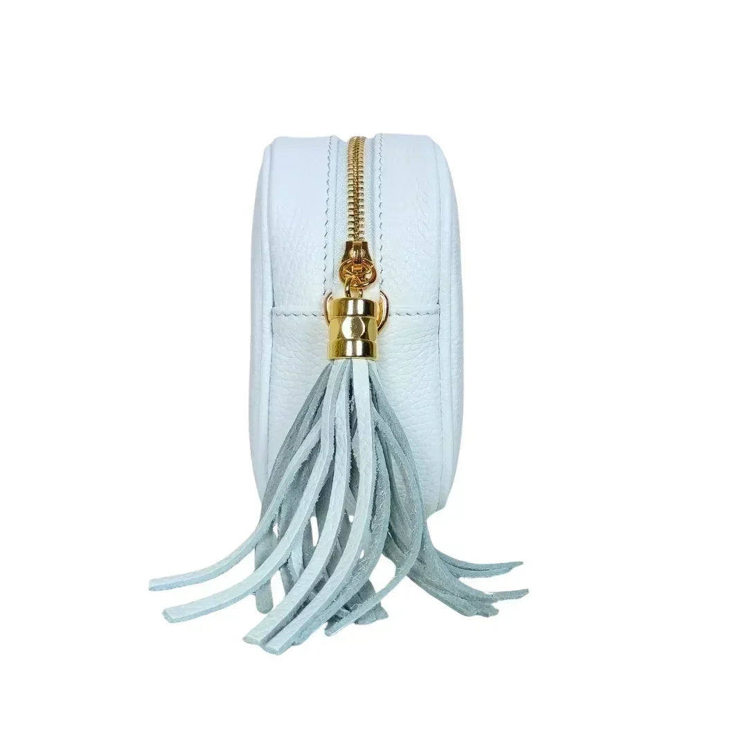 Borsa Crossbody in Vera Pelle con Tracolla Regolabile - borsa macchina fotografica