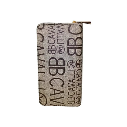 Borsa da Donna a Portafoglio con Logo Cavalli - portafoglio beige bb