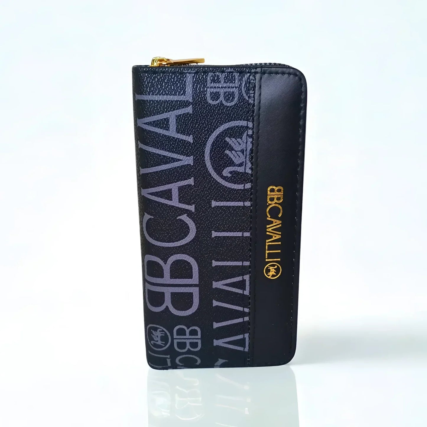 Borsa da Donna a Portafoglio con Logo Cavalli - portafoglio nero bb