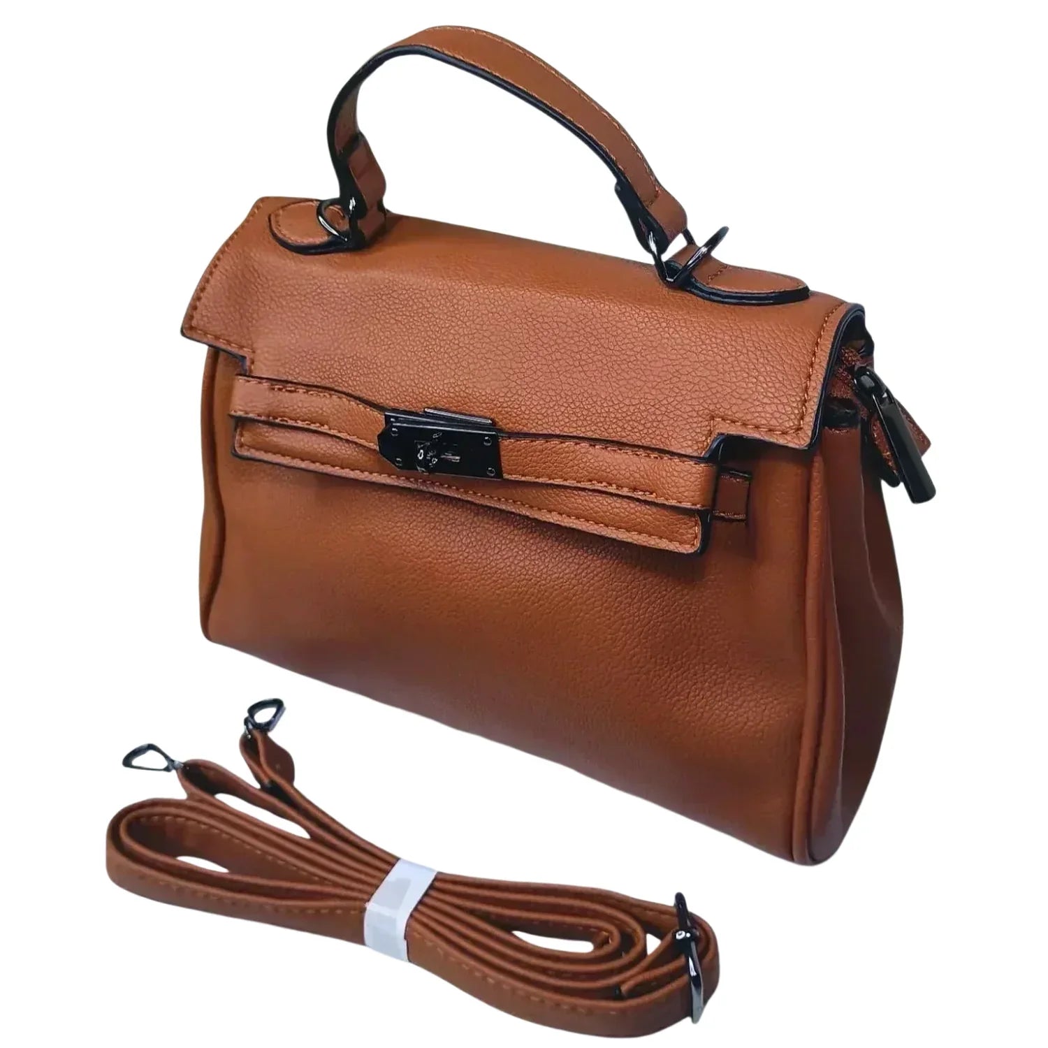 Borsa da Donna Online in Pelle Marrone MS-8800 - borsa pelle marrone