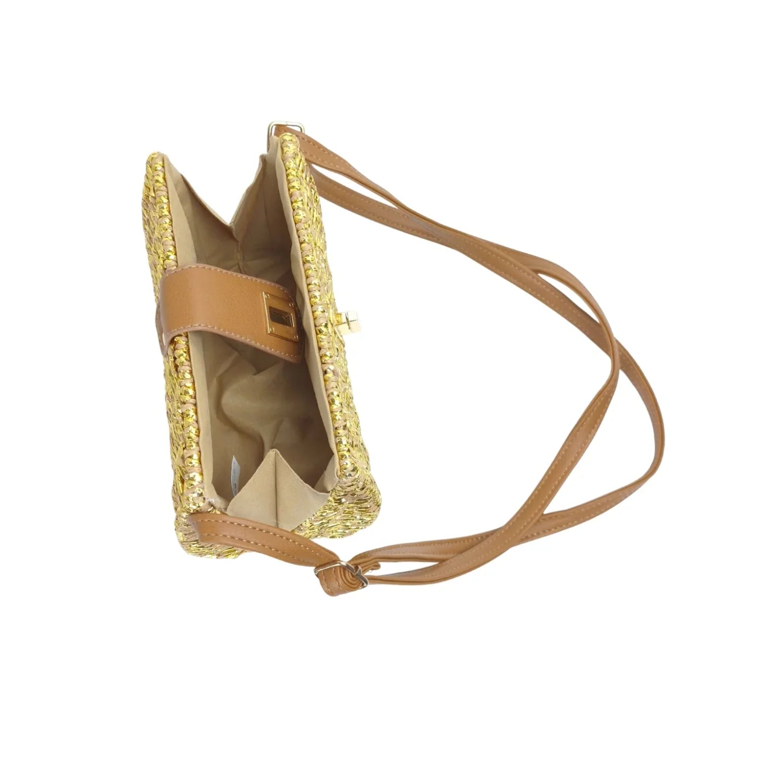 Borsa da Donna Online Intrecciata a Mano in Paglia - clutch paglia intrecciata