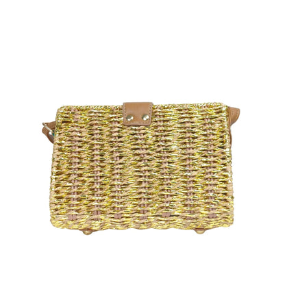 Borsa da Donna Online Intrecciata a Mano in Paglia - borsa tracolla intrecciata