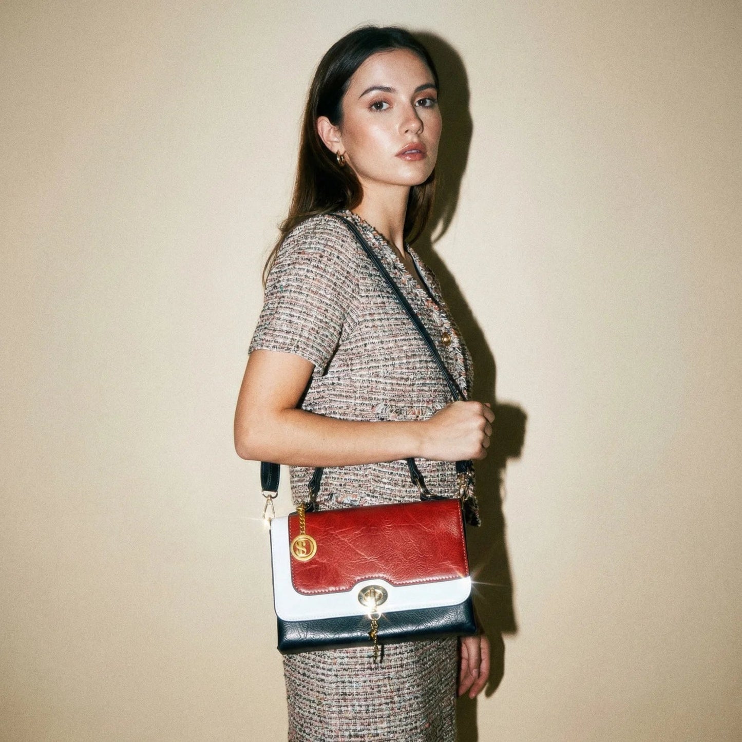 Borsa da donna versatile con tracolla rimovibile - borsa elegante