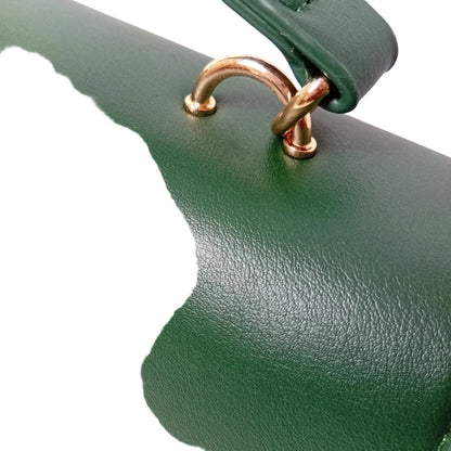 Borsa Herisson Firenze Leather Handbag in Pelle Verde - borsa pelle verde