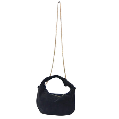 Borsa hobo a spalla in suede Made Italy - borsa