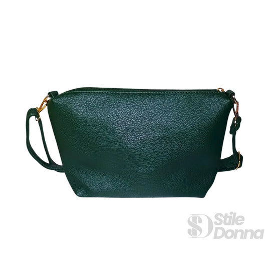 Borsa Hobo in Pelle Premium Verde Bindle Bag HJ1053-2 - borsa tracolla pelle