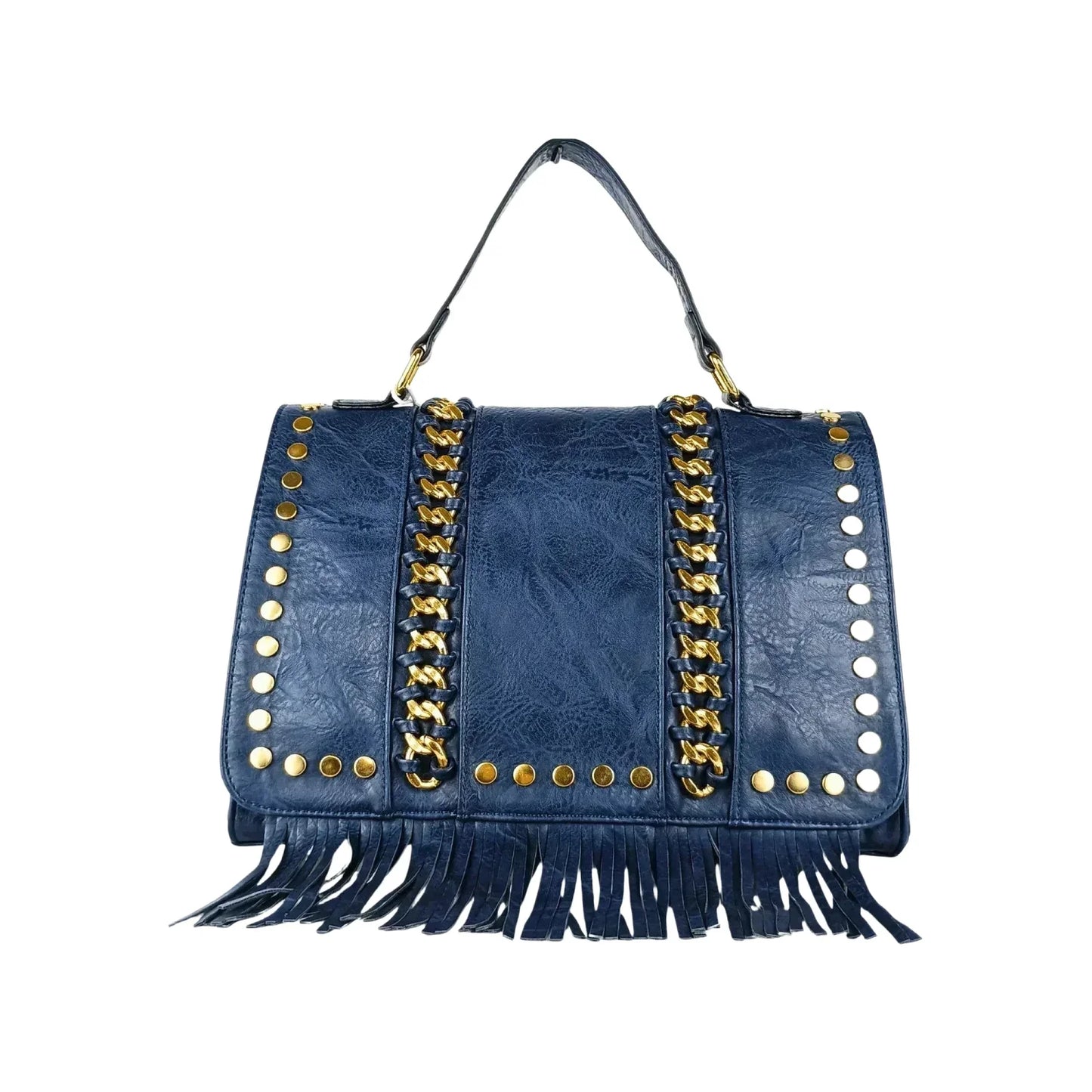 Borsa in ecopelle con tracolla removibile - borsa finta pelle