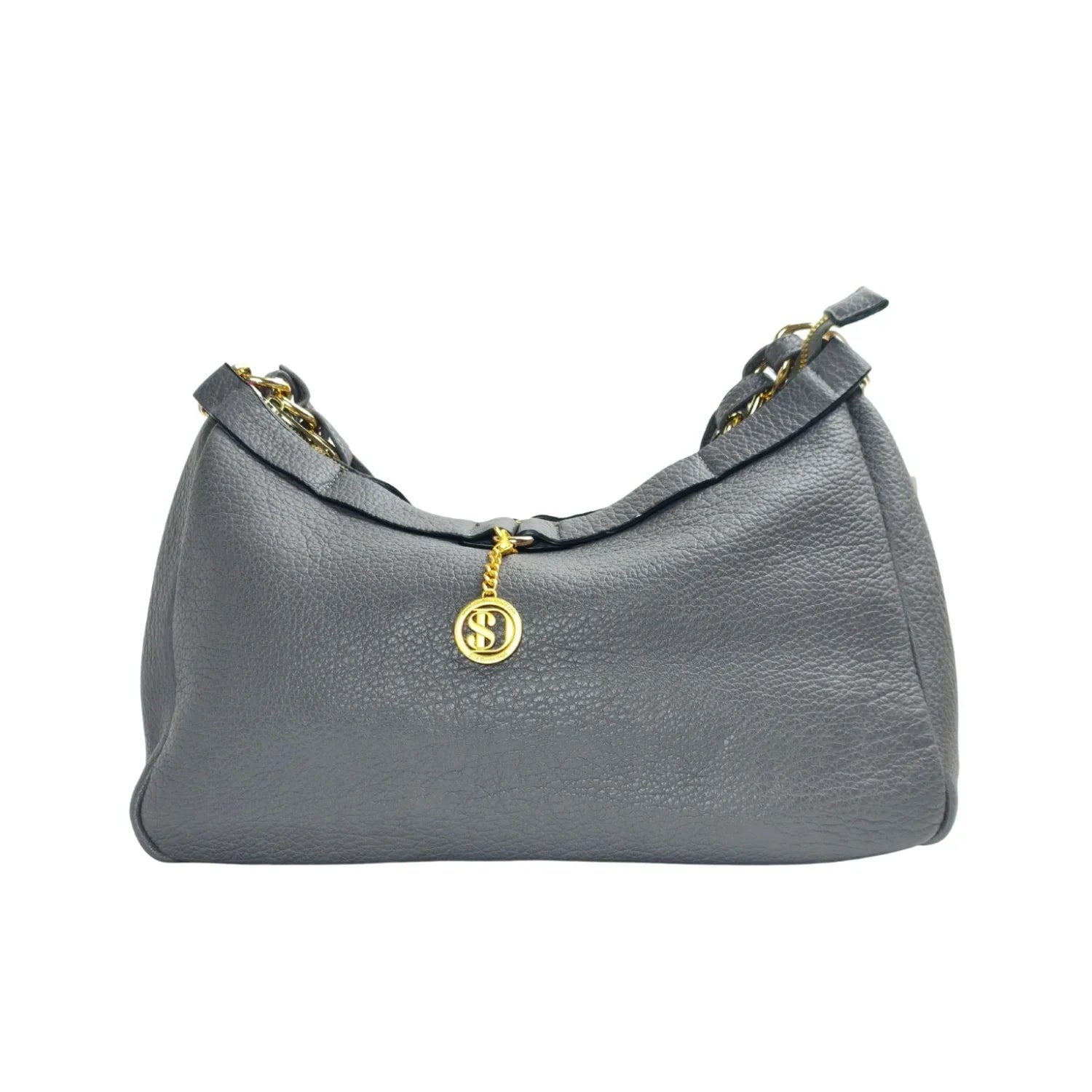 Borsa in pelle con tracolla a catena Kara Knotted Strap - borsa hobo