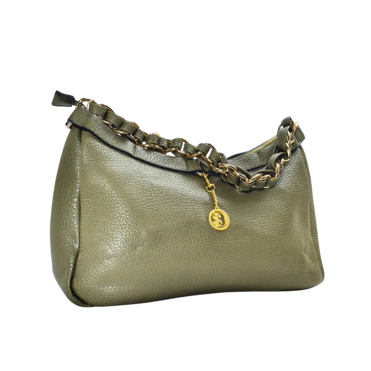 Borsa in pelle con tracolla a catena Kara Knotted Strap - borsa hobo