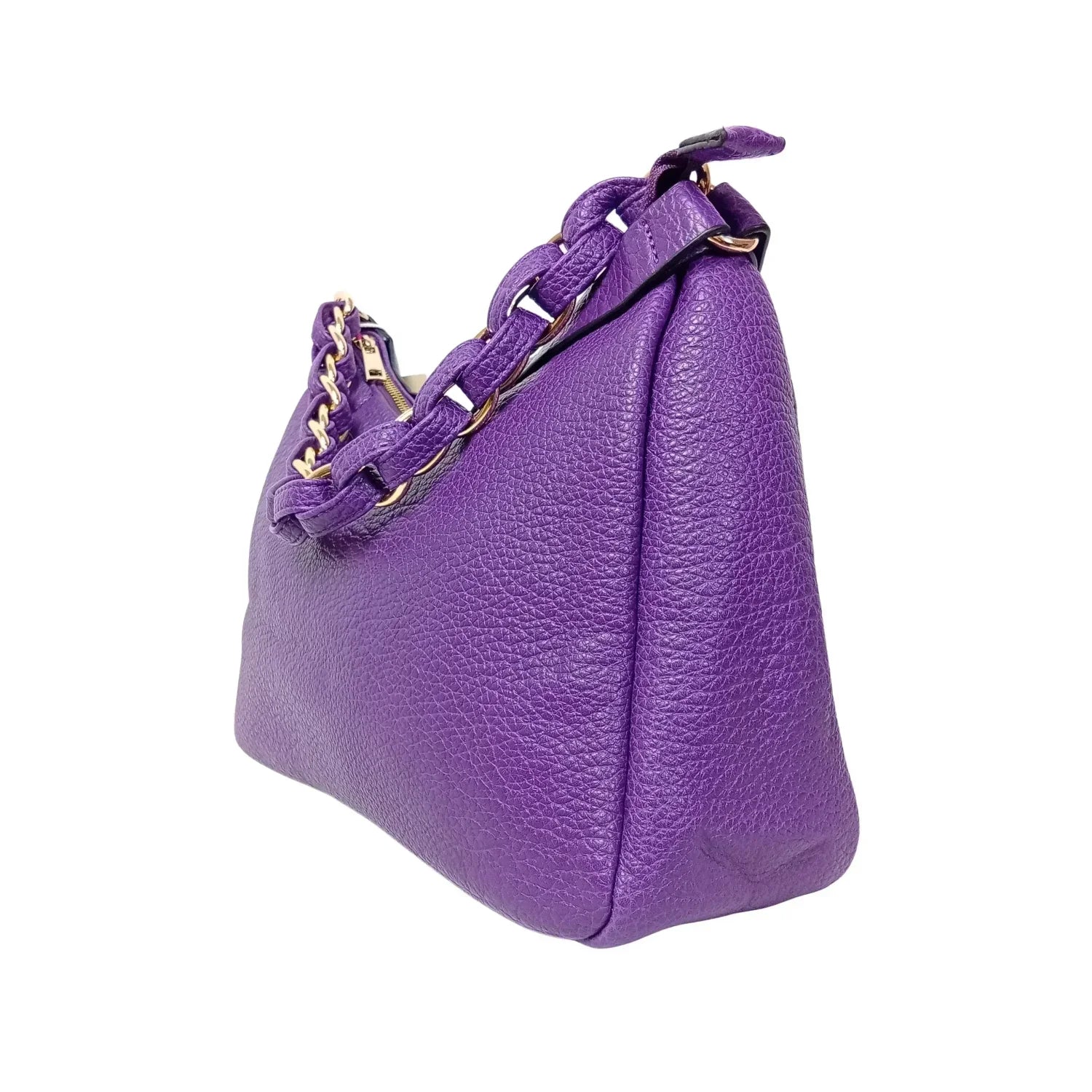 Borsa in pelle con tracolla a catena Kara Knotted Strap - borsa hobo