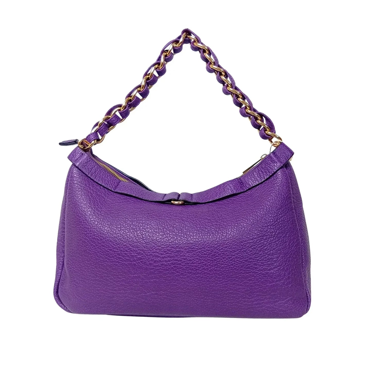 Borsa in pelle con tracolla a catena Kara Knotted Strap - borsa hobo