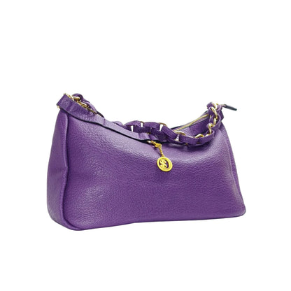 Borsa in pelle con tracolla a catena Kara Knotted Strap - borsa hobo