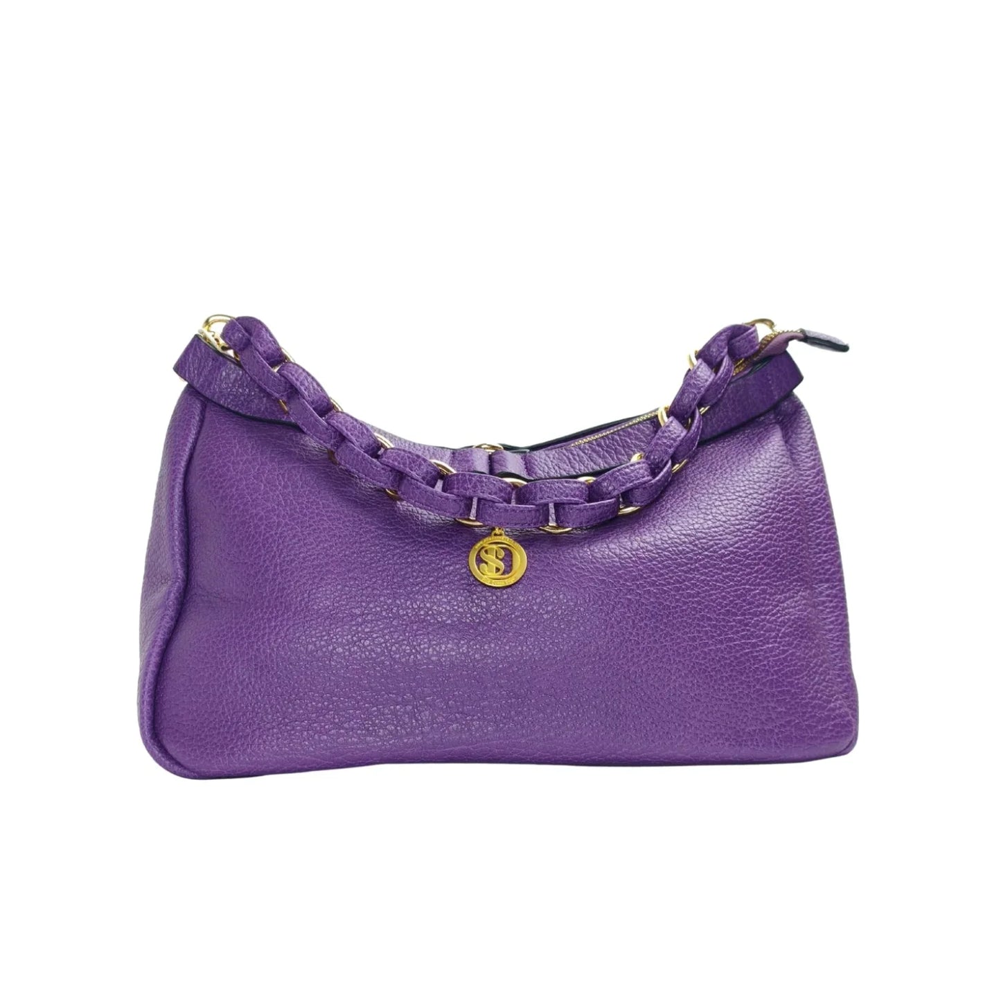 Borsa in pelle con tracolla a catena Kara Knotted Strap - borsa hobo