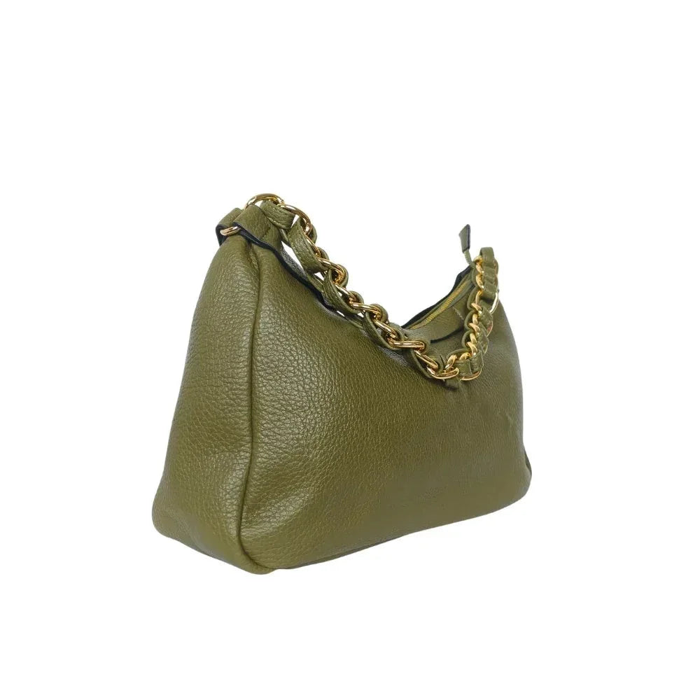 Borsa in pelle con tracolla a catena Kara Knotted Strap - borsa hobo