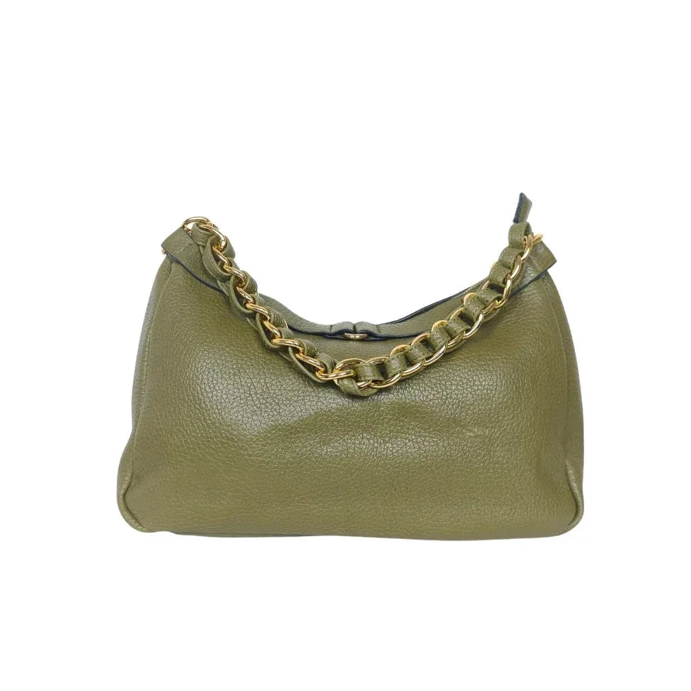 Borsa in pelle con tracolla a catena Kara Knotted Strap - borsa hobo