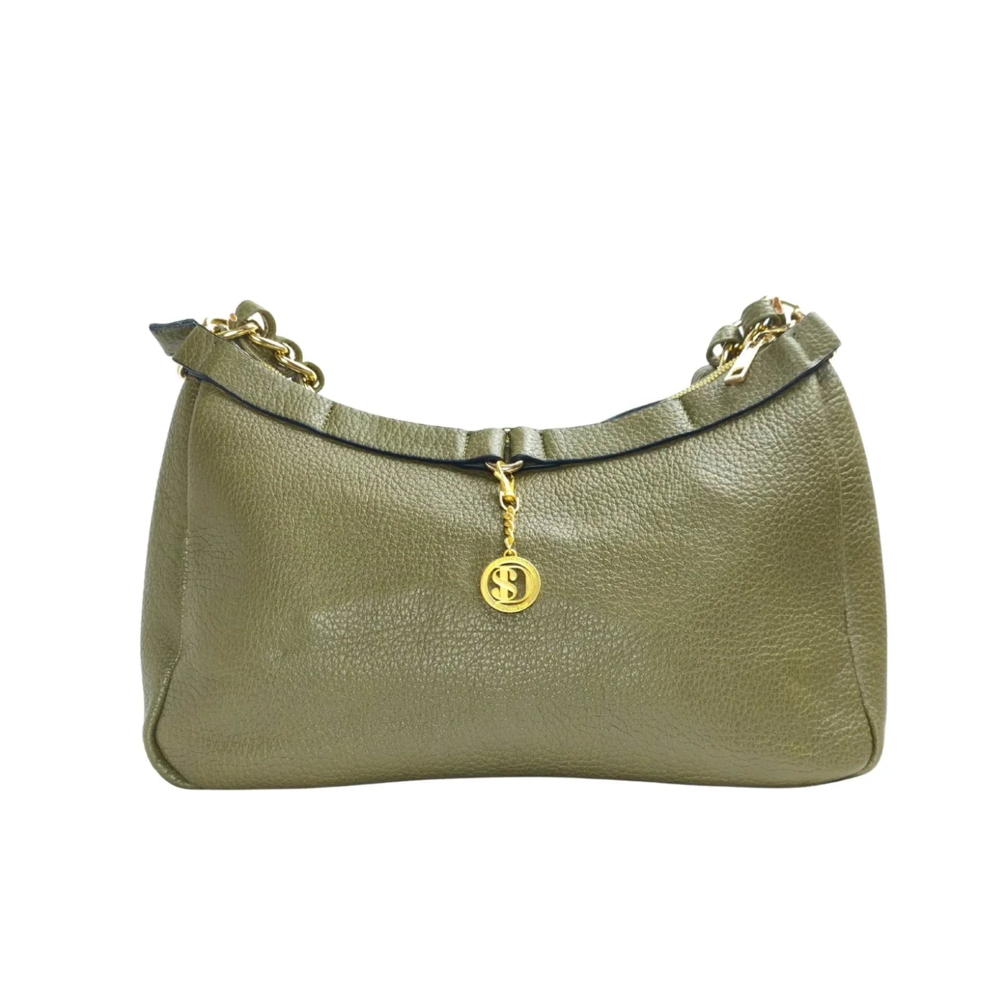 Borsa in pelle con tracolla a catena Kara Knotted Strap - borsa spalla