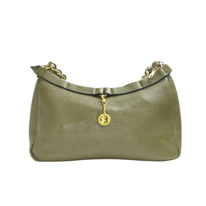 Borsa in pelle con tracolla a catena Kara Knotted Strap - borsa spalla