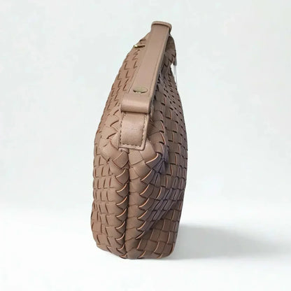 Borsa in pelle intrecciata Coconuda con manico - borsa
