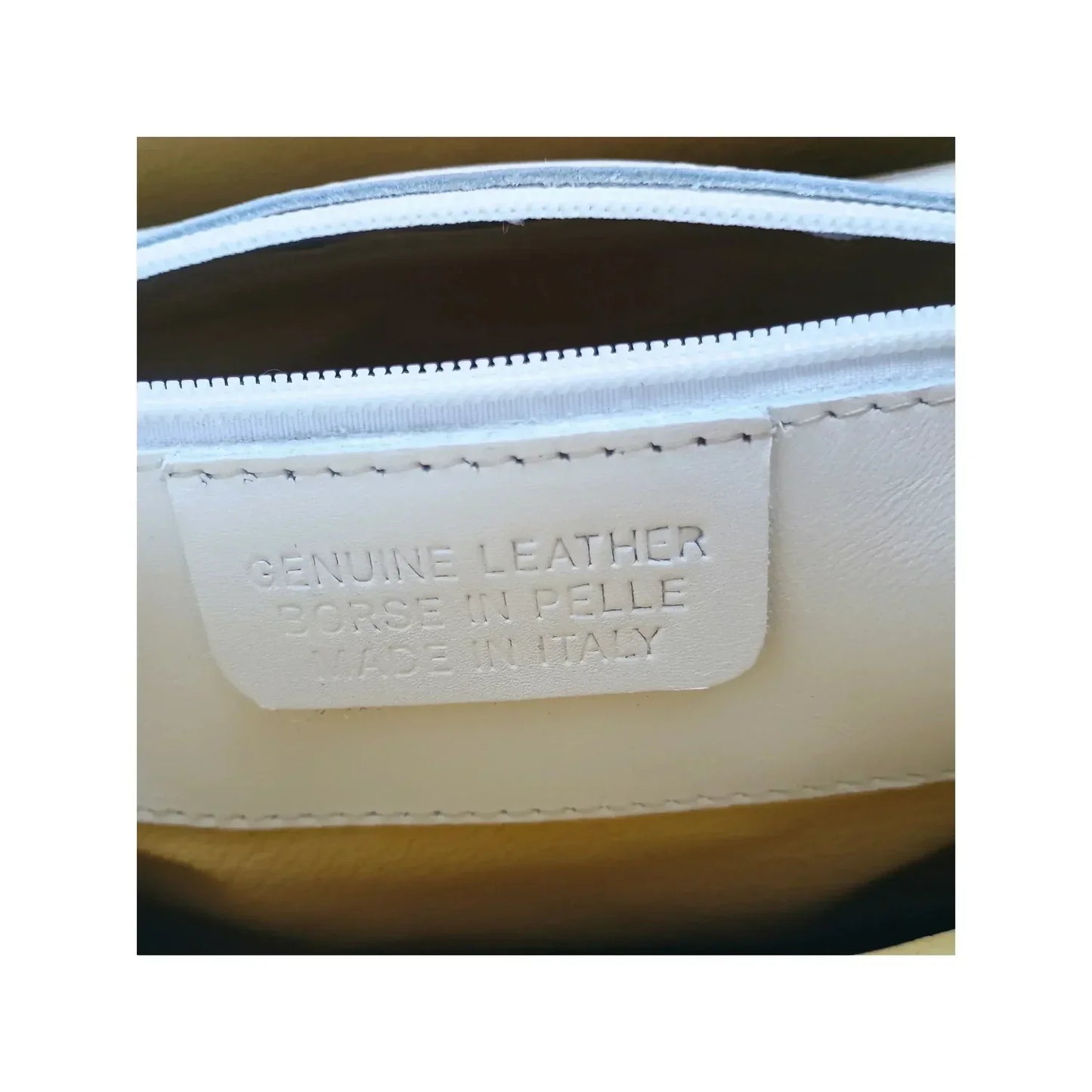 Borsa in Vera Pelle The Stile Aura - borsa pelle bianca