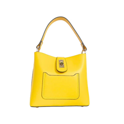 Borsa in Vera Pelle The Stile Aura - borsa secchiello pelle