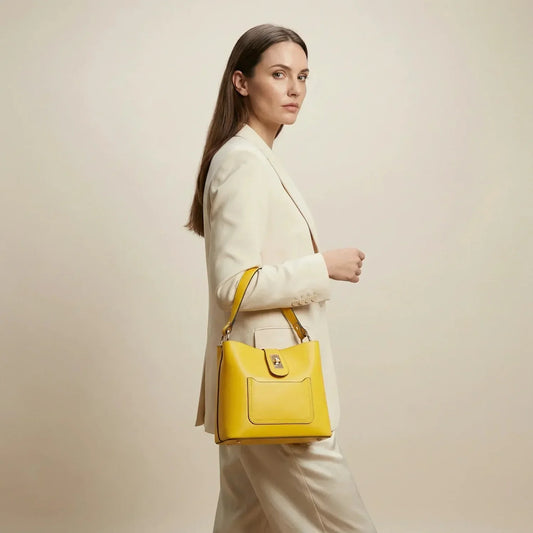 Borsa in Vera Pelle The Stile Aura - borsa spalla pelle