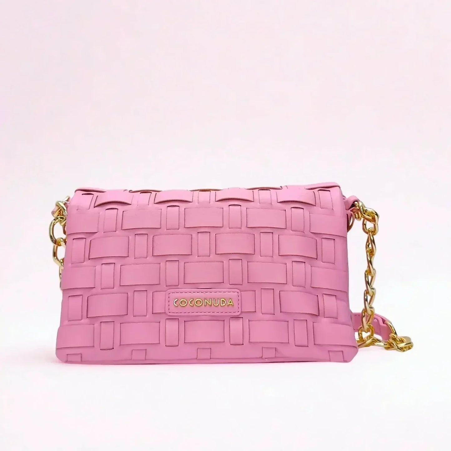 Borsa Intrecciata Argento Coconuda a Tracolla - borsa tracolla pelle