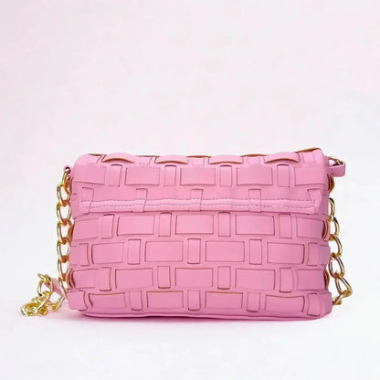 Borsa Intrecciata Argento Coconuda a Tracolla - borsa tracolla pelle