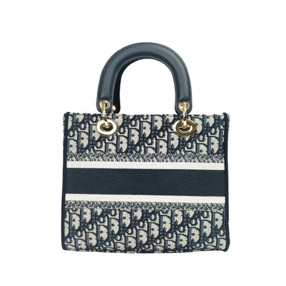 Borsa Satchel Dior Grande Capacità in Pelle Nera - borsa lady dior