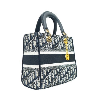 Borsa Satchel Dior Grande Capacità in Pelle Nera - borsa lady dior