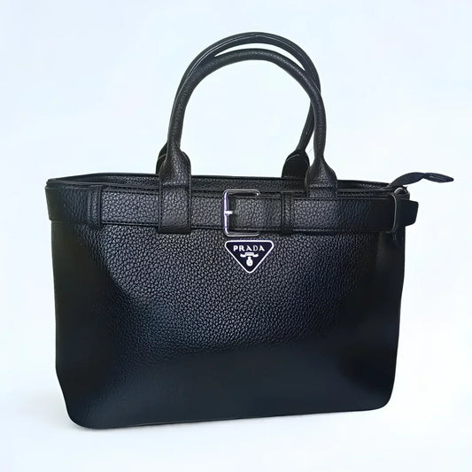 Borsa Shopper Bag in Pelle Rossa Prada - borsa tote prada