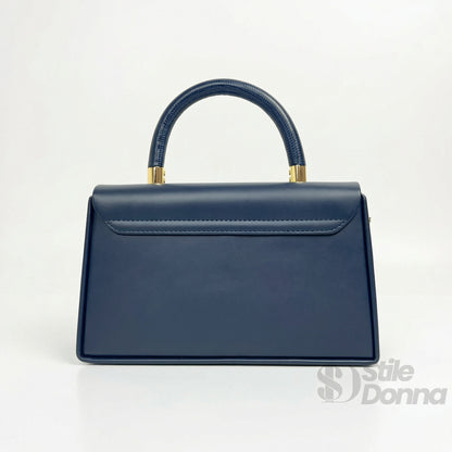 Borsa Strutturata Classica Con Hardware Oro In Ecopelle Di Qualità Con Chiusura Magnetica by Stile Donna Bags