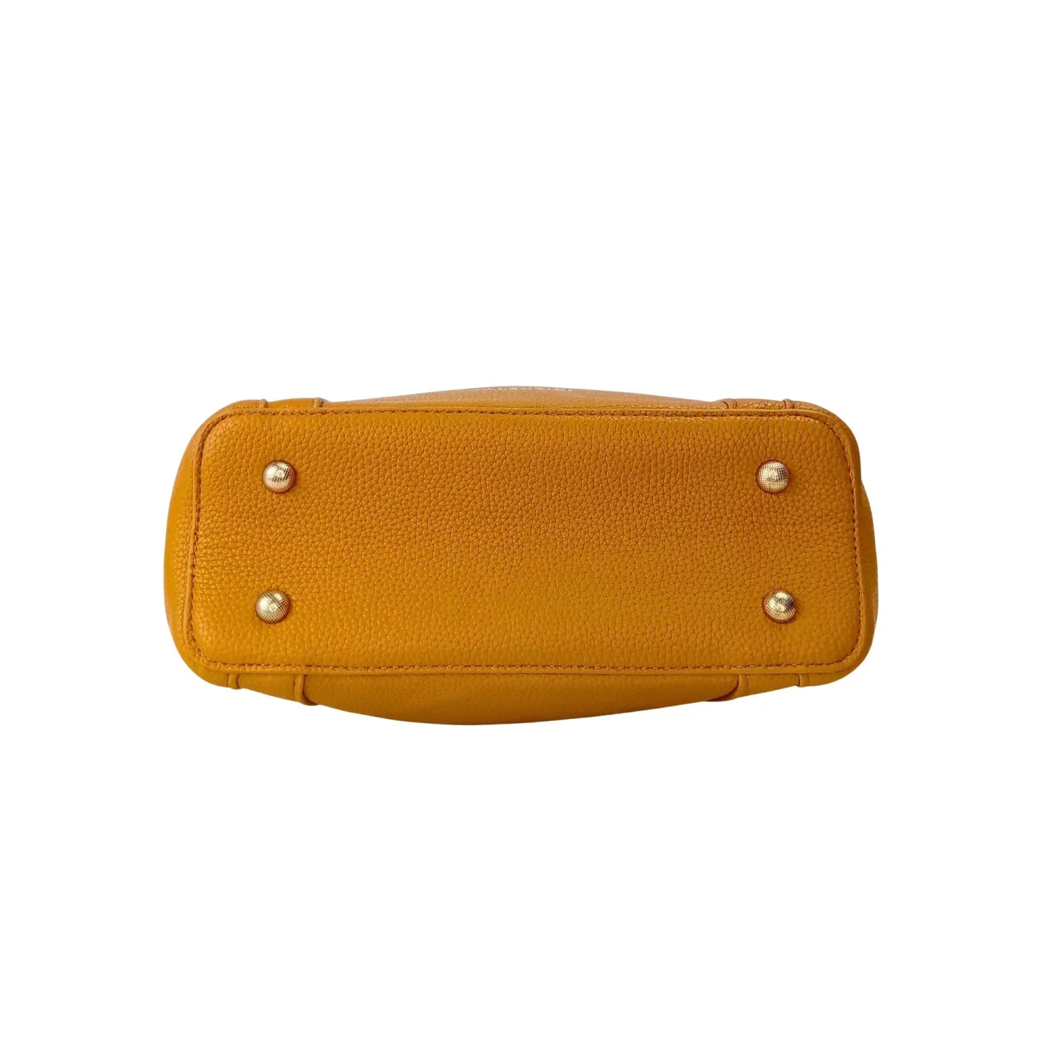 Borsa Tote Valentini SIBI in Pelle Giallo Senape - borsa pelle scamosciata