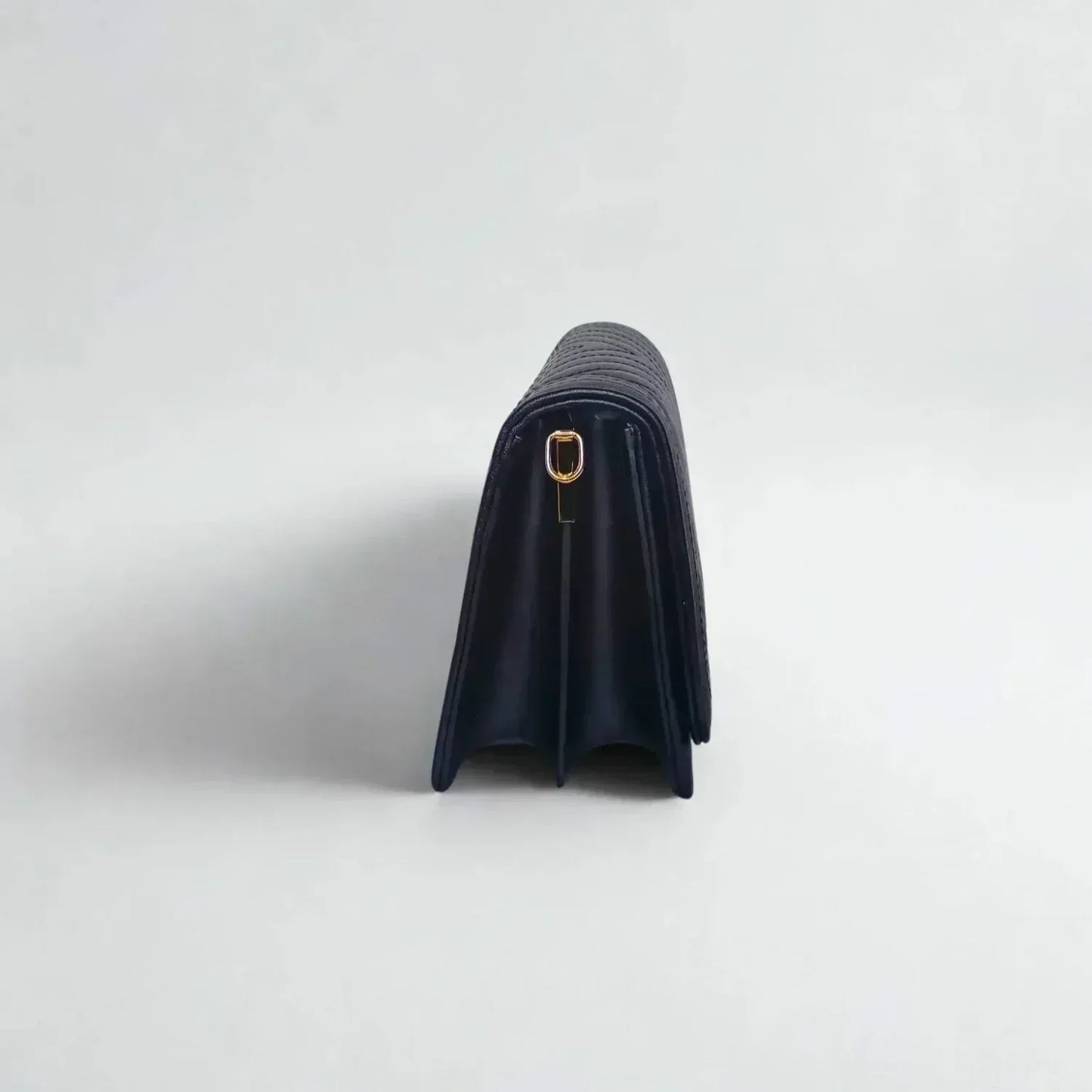 Borsa trapuntata rosa da donna con design a triangoli - clutch pelle