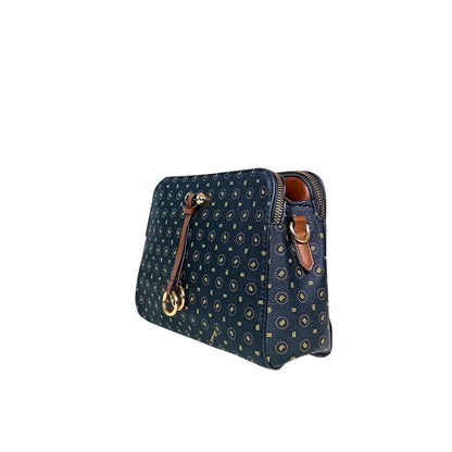 Briciole Borsa a Tracolla da Donna con Monogramma - borsa tracolla blu