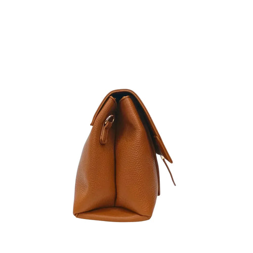 Brown Leather Clutch Bag - MS-9730 - Stile Donna Bags