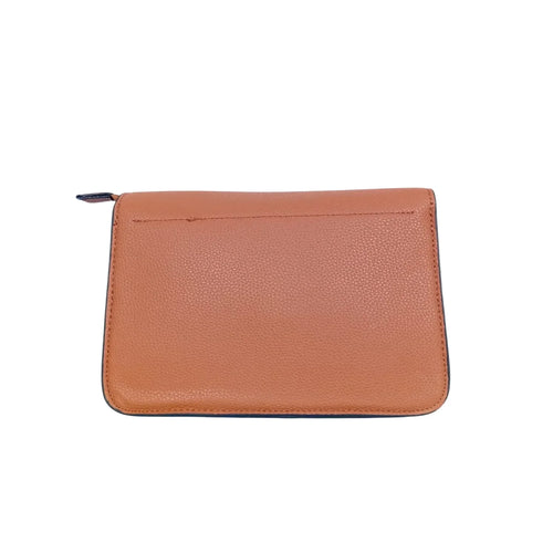 Brown Leather Shoulder Bag - MS-6346 - Stile Donna Bags