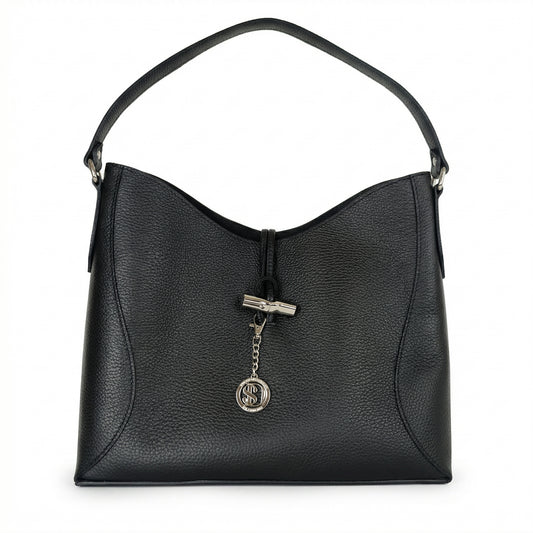 Borsa a tracolla Lorenza in vera pelle - Grande by Stile Donna Bags