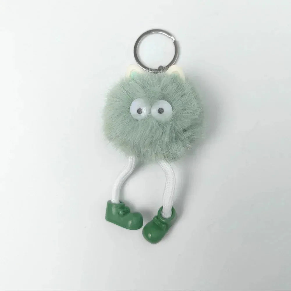 Charm per Borsa Personaggio Pom - portachiavi morbido peloso